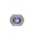 Vintage Sapphire Art Deco Ring