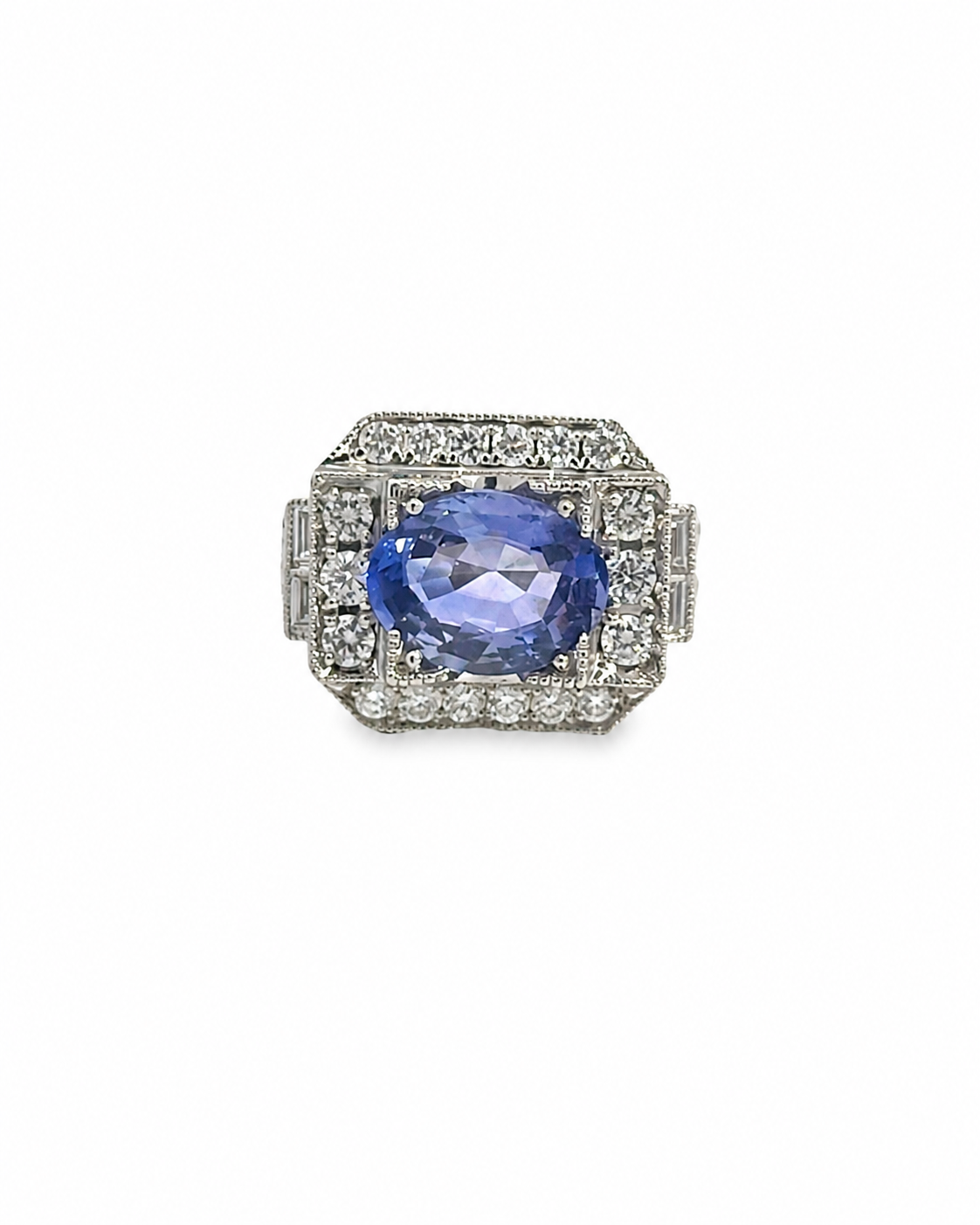 Vintage Sapphire Art Deco Ring