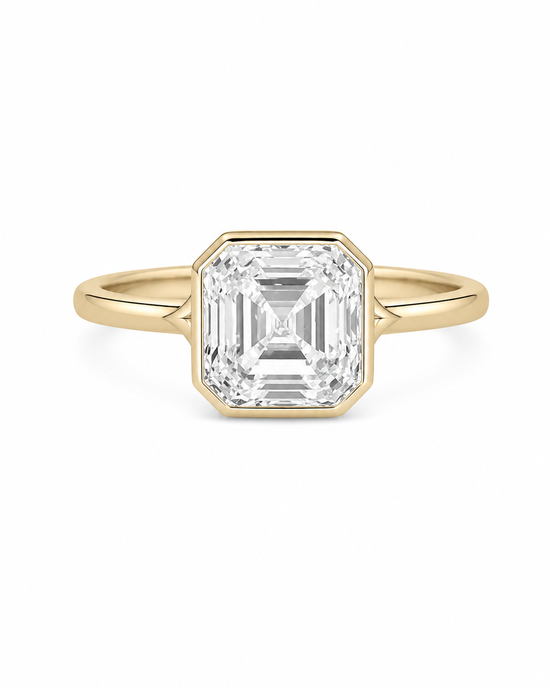 Asscher Cut Engagement Ring