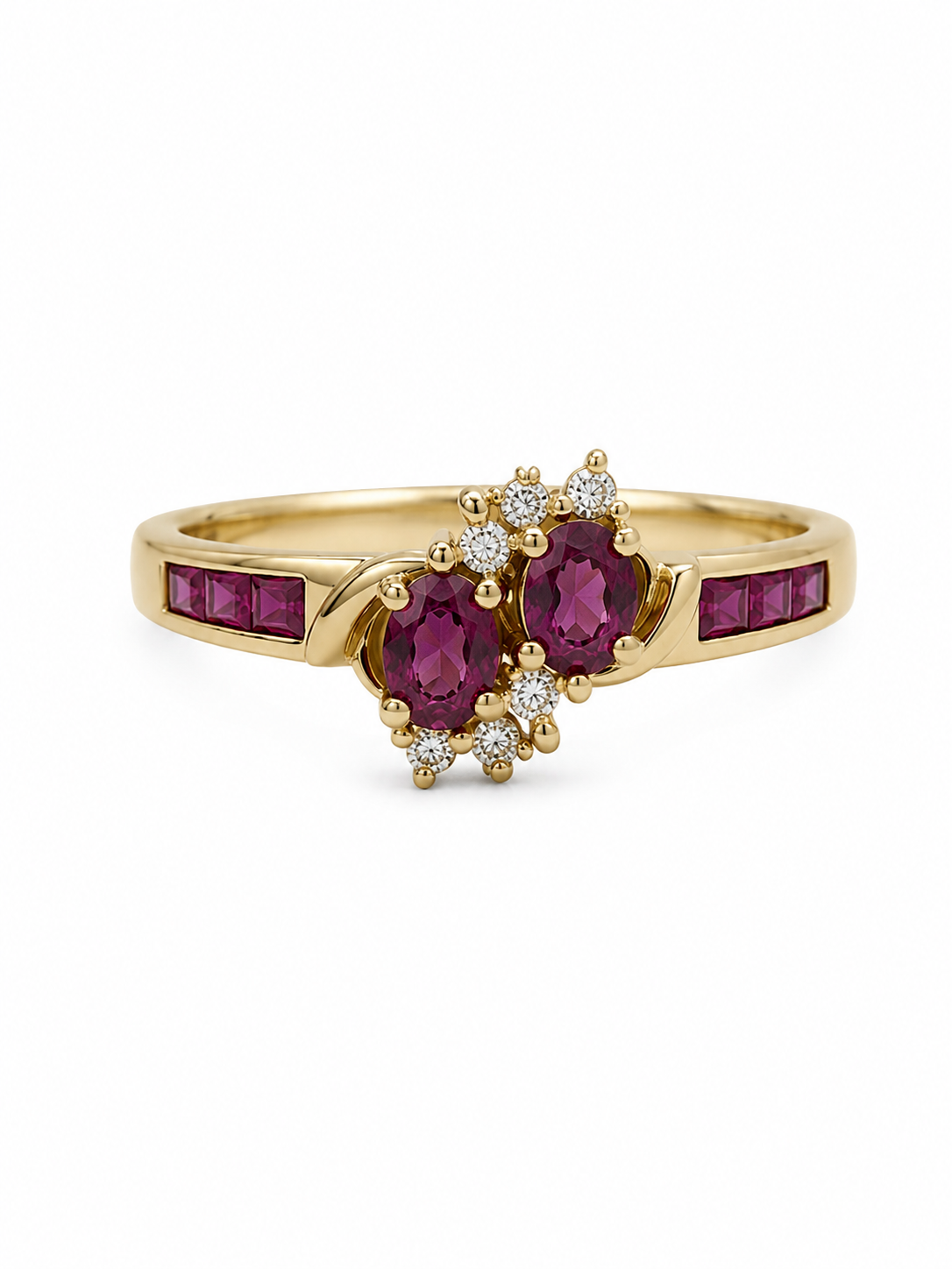 Vintage Double Ruby Band
