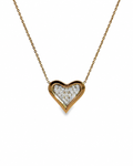 Diamond Heart Necklace in 14K Gold by Alexandra Mann Jewelry