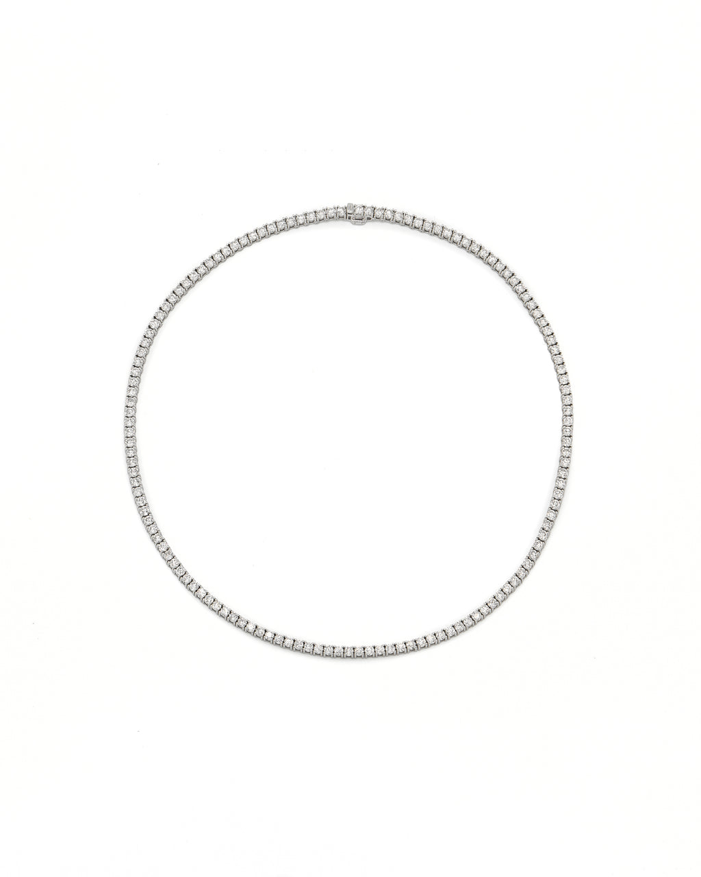Classic Diamond Tennis Necklace