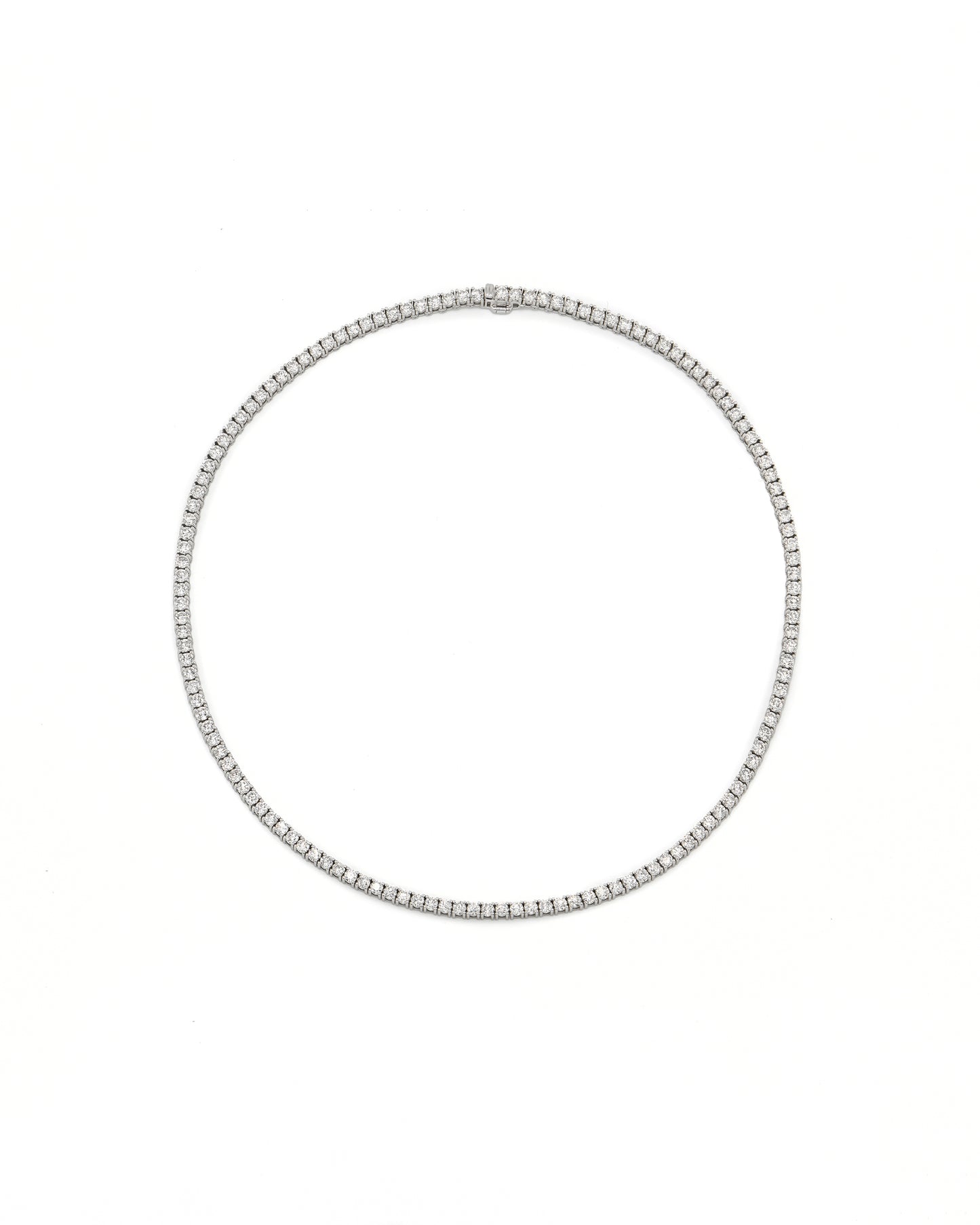 Classic Diamond Tennis Necklace