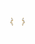 Baguette Diamond Crawler Studs