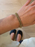 Orbit Tennis Bracelet in 14K Yellow Gold, alternate view 3