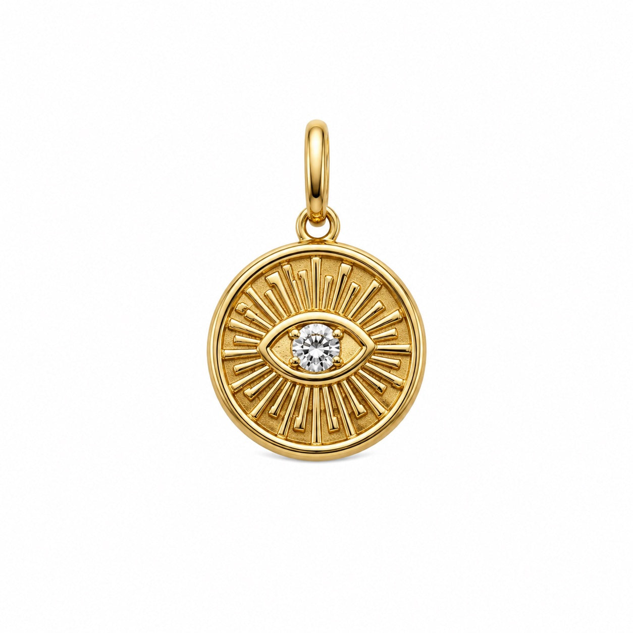 Diamond Evil Eye Pendant