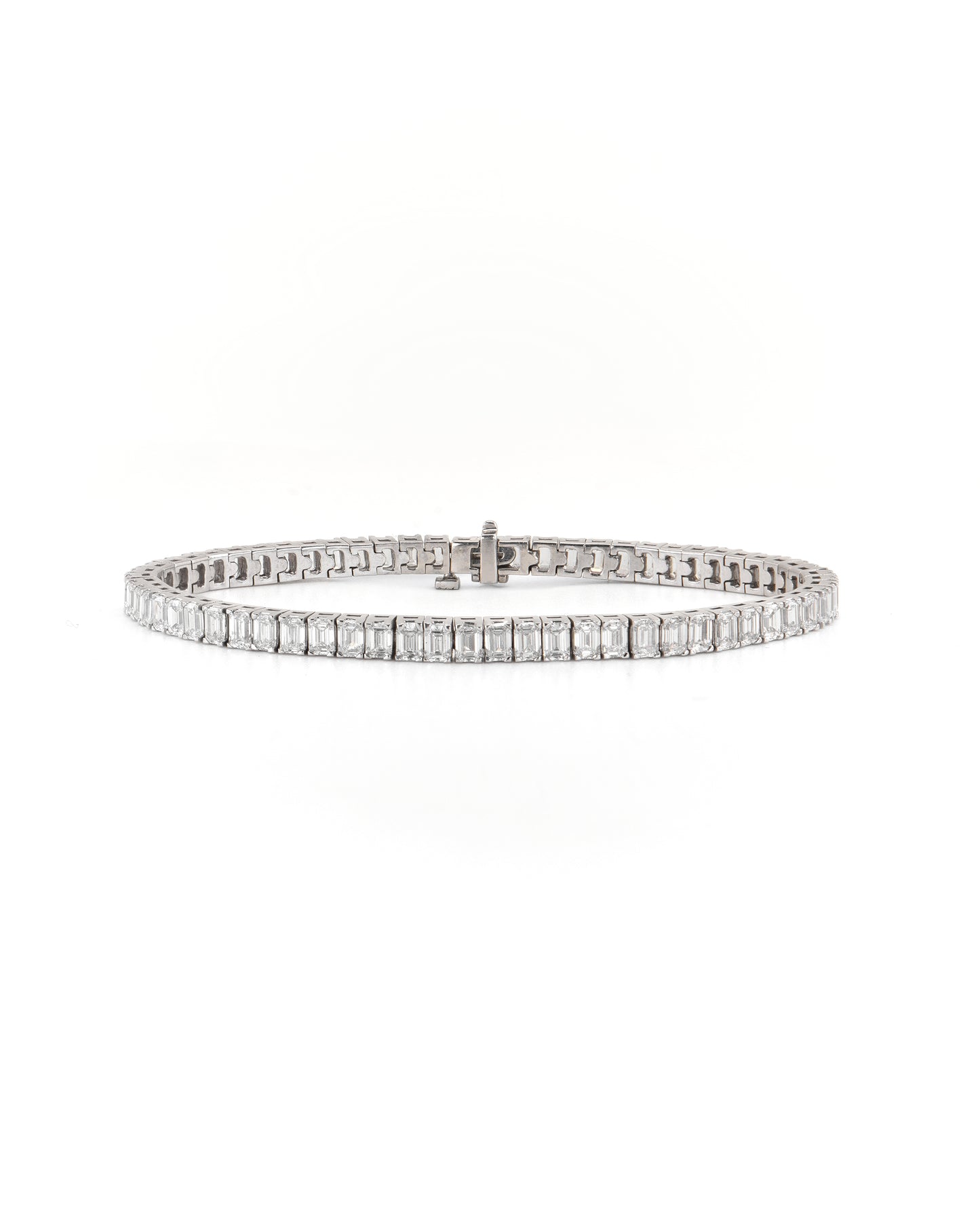 Emerald Cut Tennis Bracelet