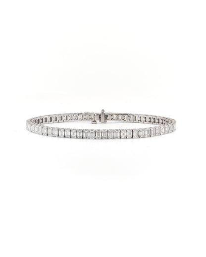 Emerald Cut Tennis Bracelet