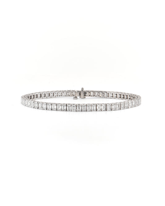 Emerald Cut Tennis Bracelet