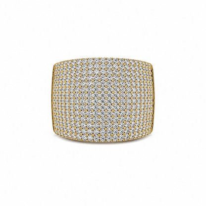 Multi Row Pavé Ring