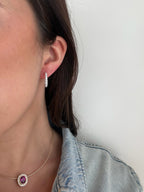 Lab Diamond Eternity Hoops