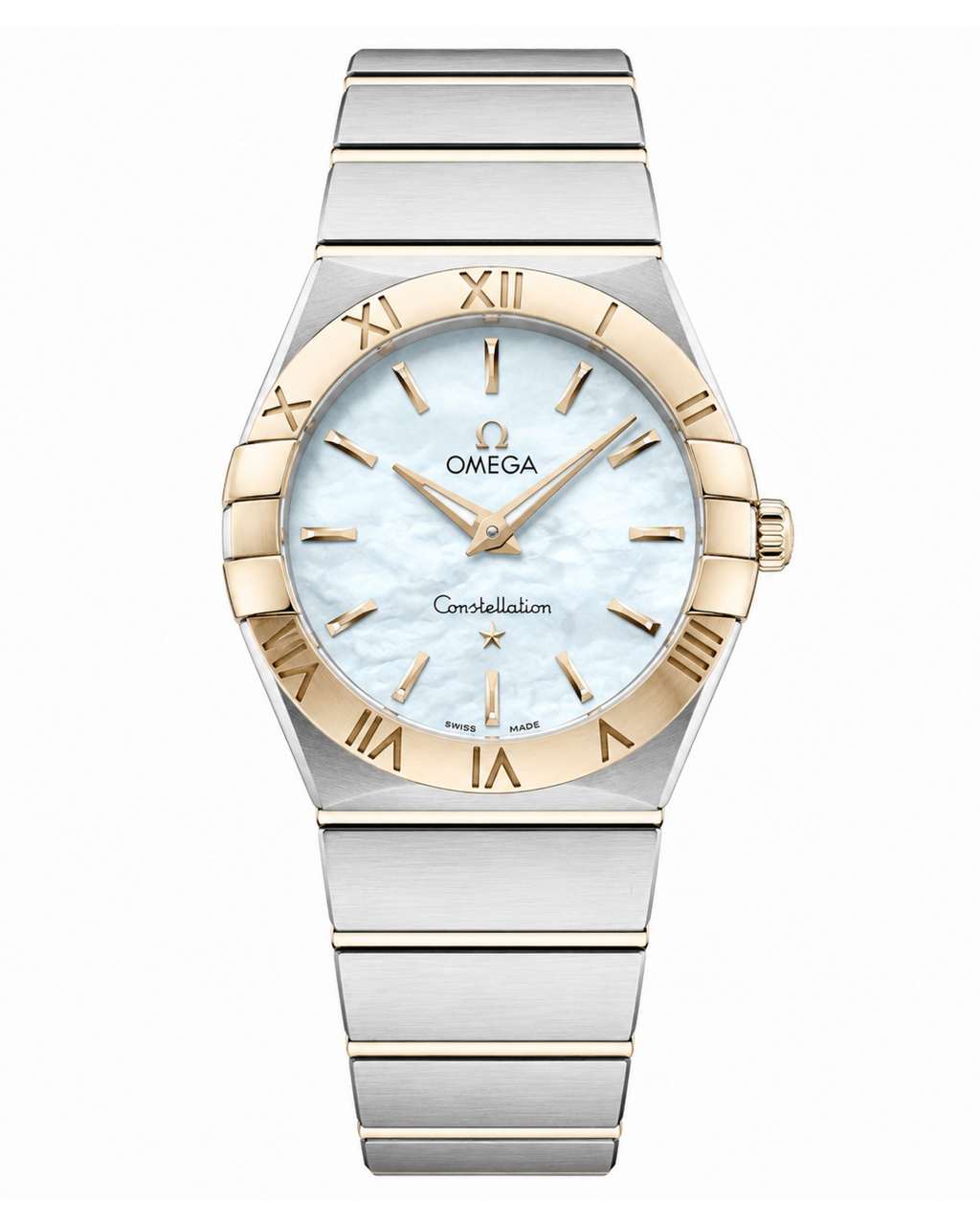 27mm Omega Constellation Two Tone Mother of Pearl dial