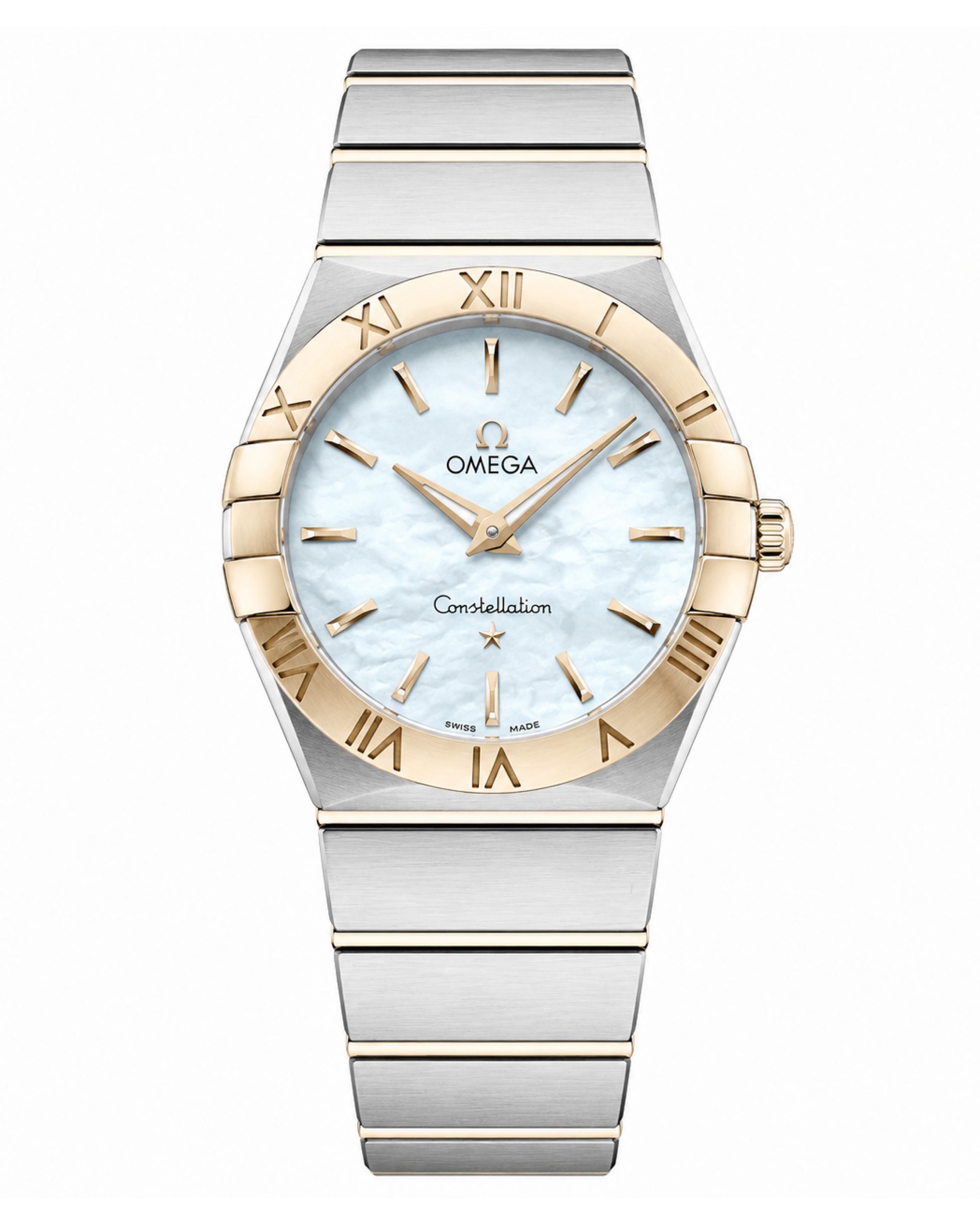 27mm Omega Constellation Two Tone Mother of Pearl dial