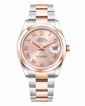 Rolex Datejust - Two Rose Gold Roman Numerals Dial