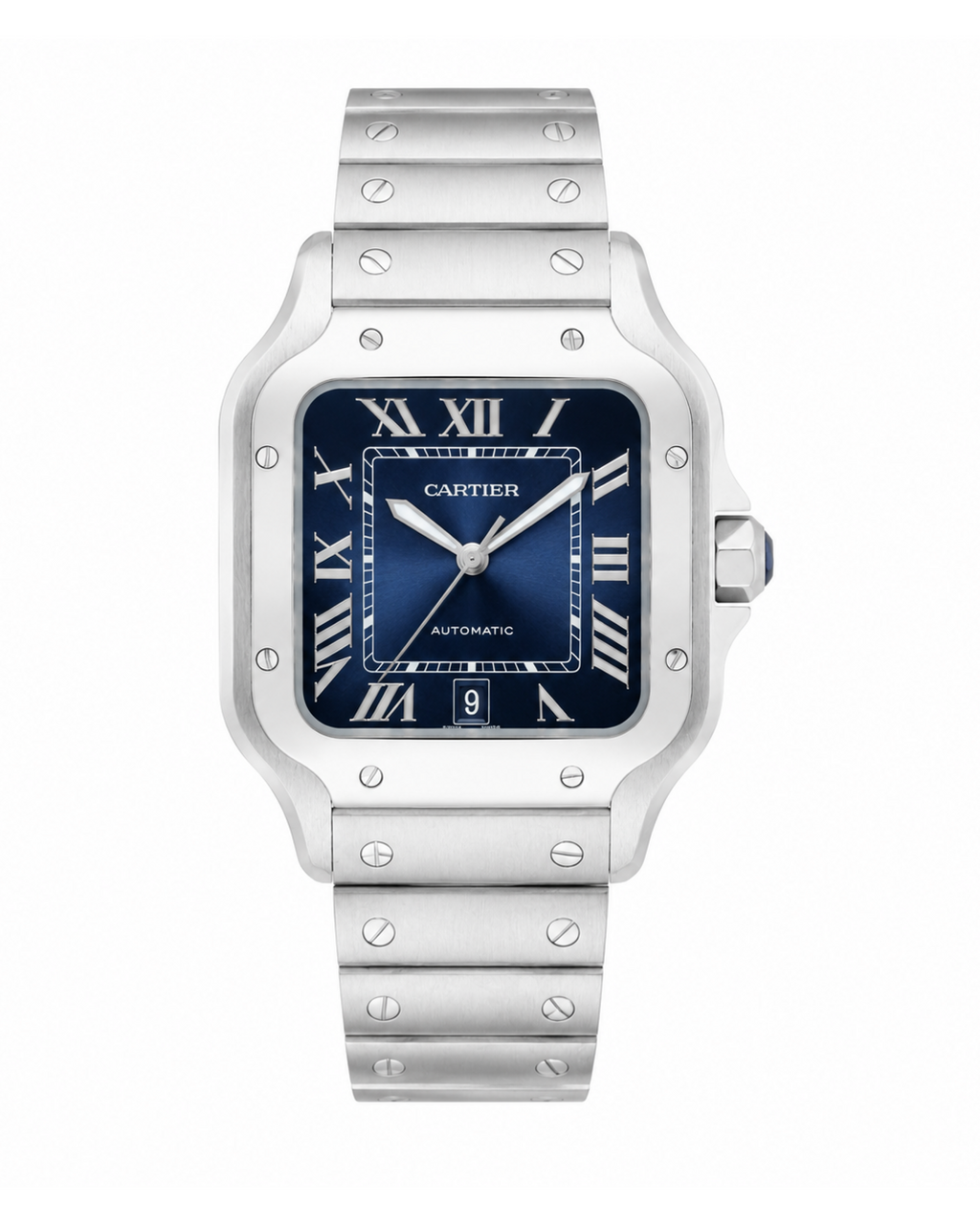 Cartier Santos Blue Dial