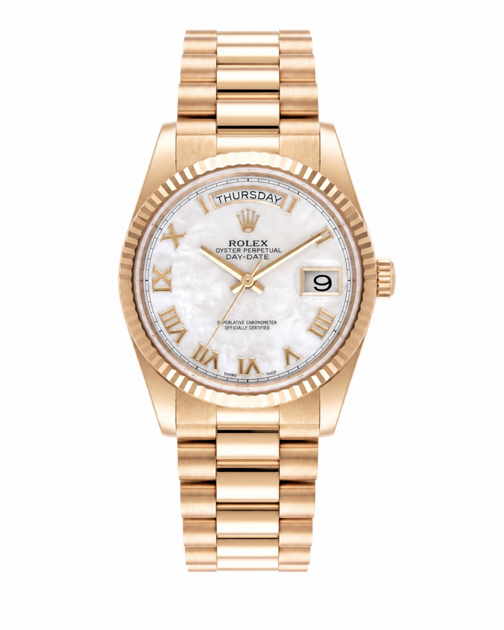 Rolex President 18k Yellow Gold - Mother Pearl Dial