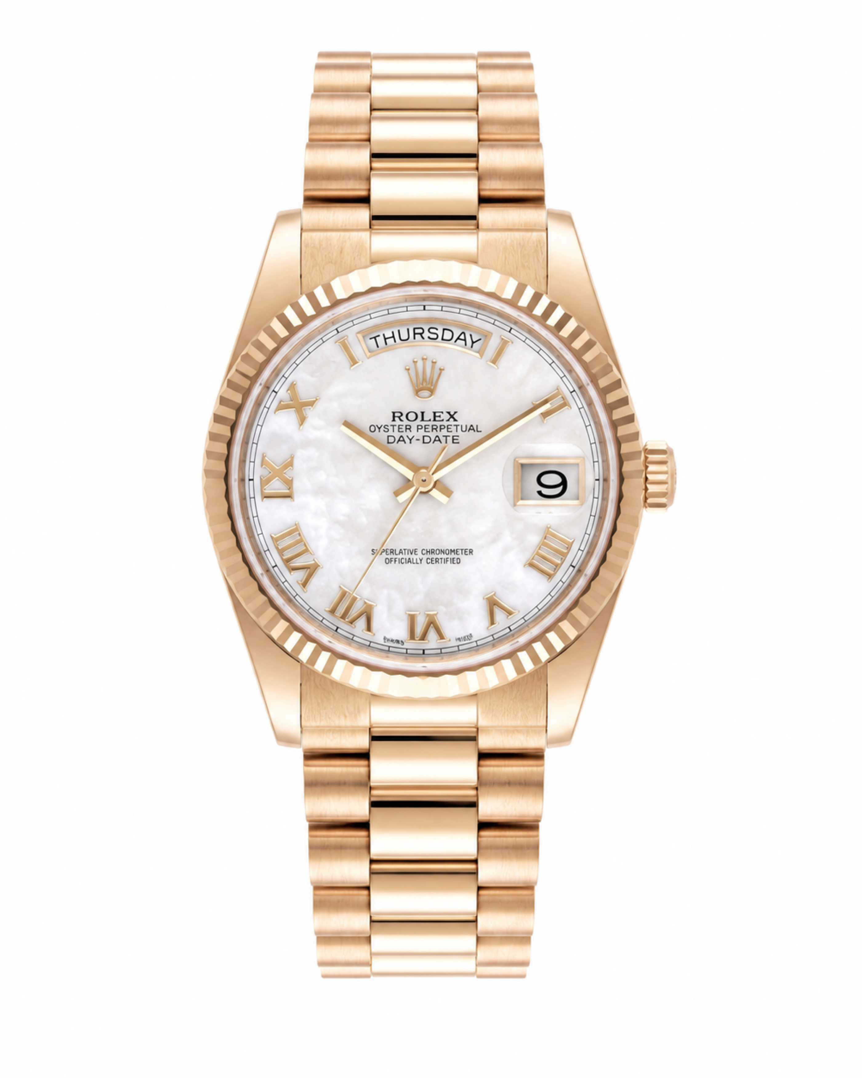 Rolex President 18k Yellow Gold - Mother Pearl Dial