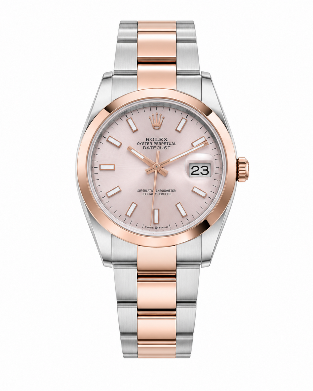 Rolex Datejust - Two Rose Gold Roman Numerals Dial