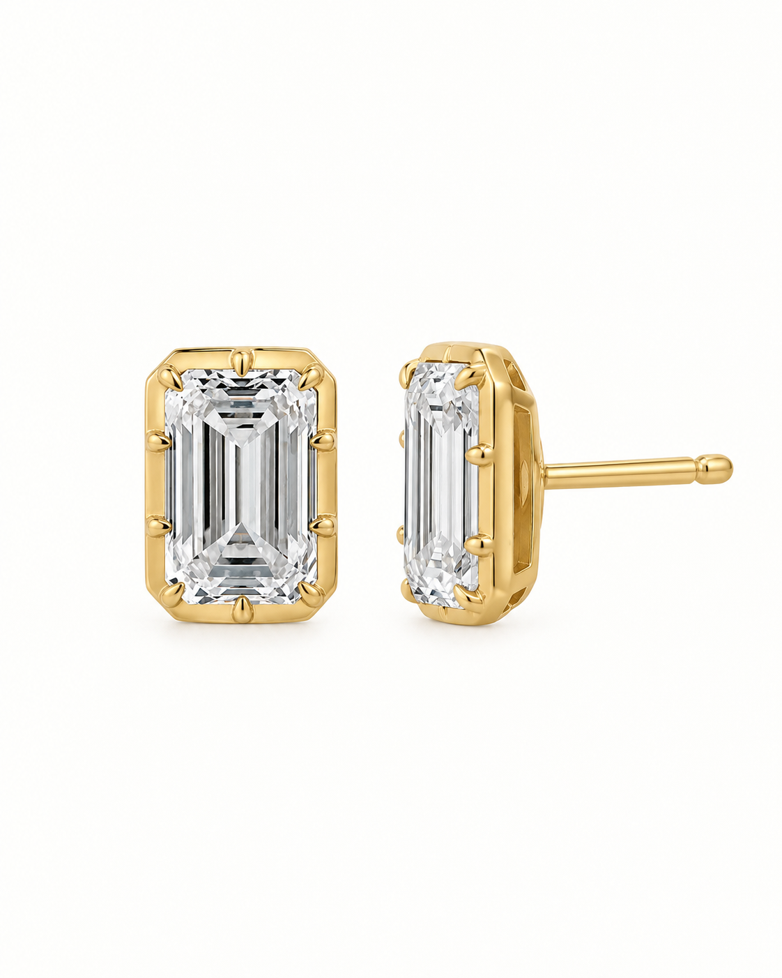 Georgian Set Emerald Studs