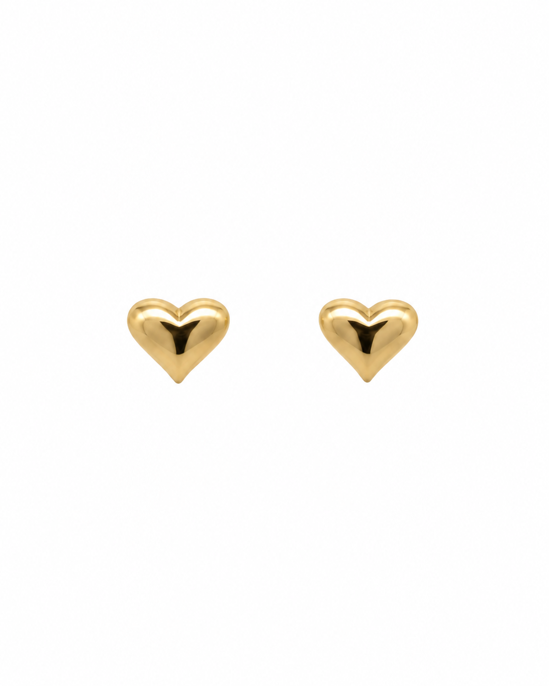 Puffy Heart Studs