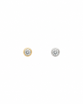 Diamond Bezel Flat Back Stud