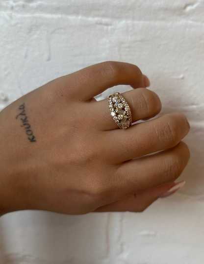 Vintage Cluster Ring