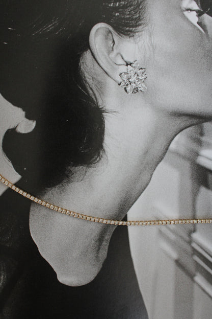 Classic Diamond Tennis Necklace