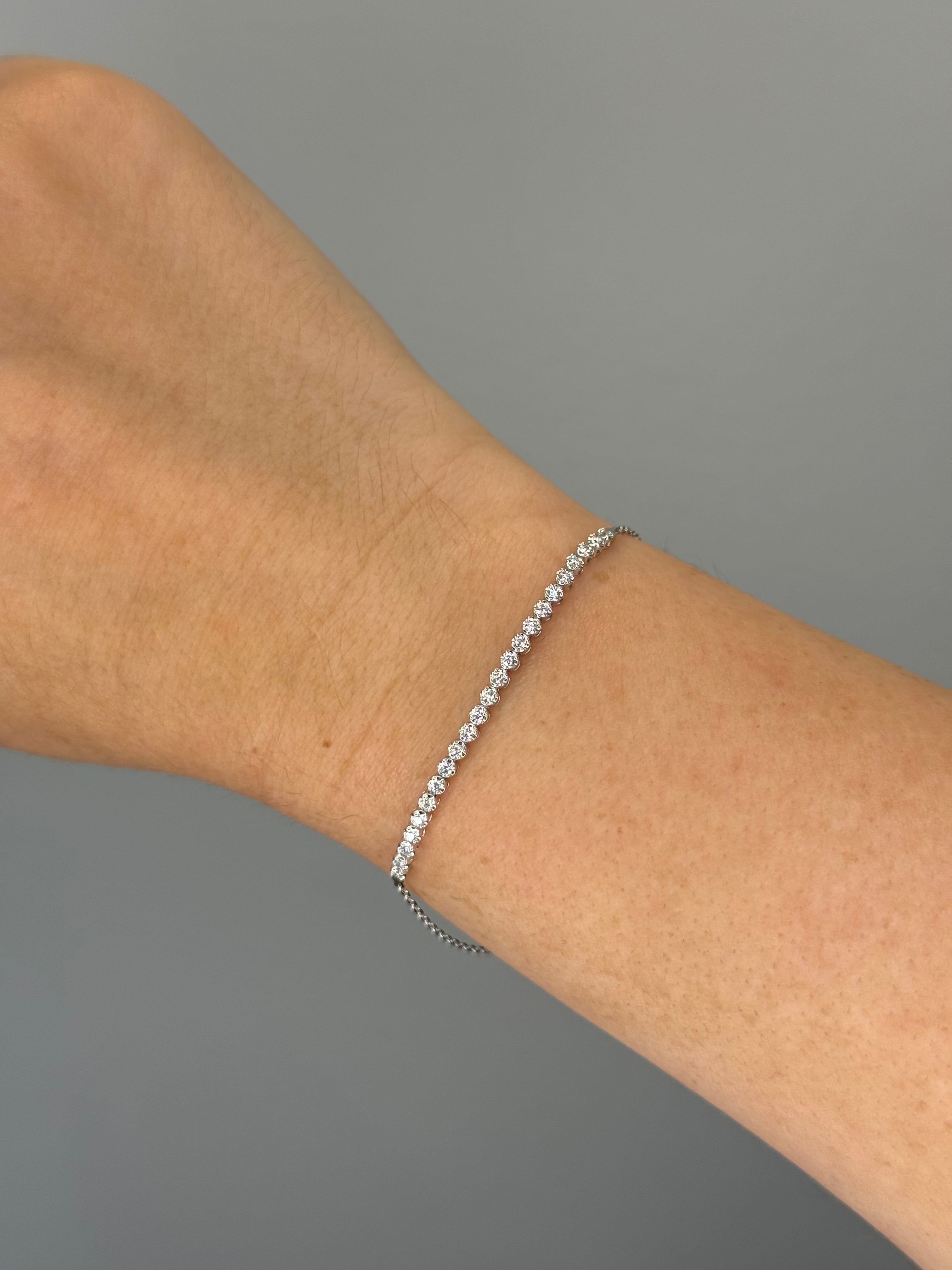 Mini Half Tennis Bracelet