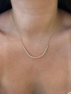 Quarter Tennis Necklace