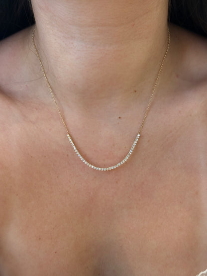 Quarter Tennis Necklace