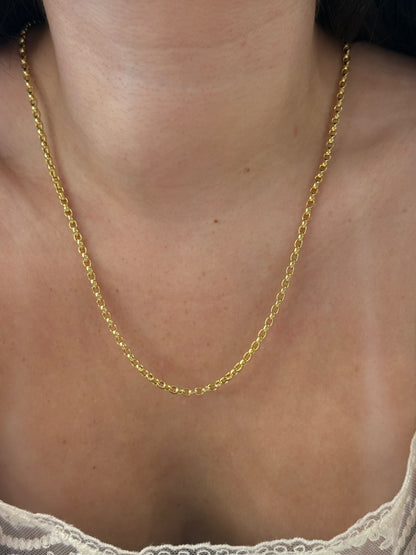 Oval Rolo Chain