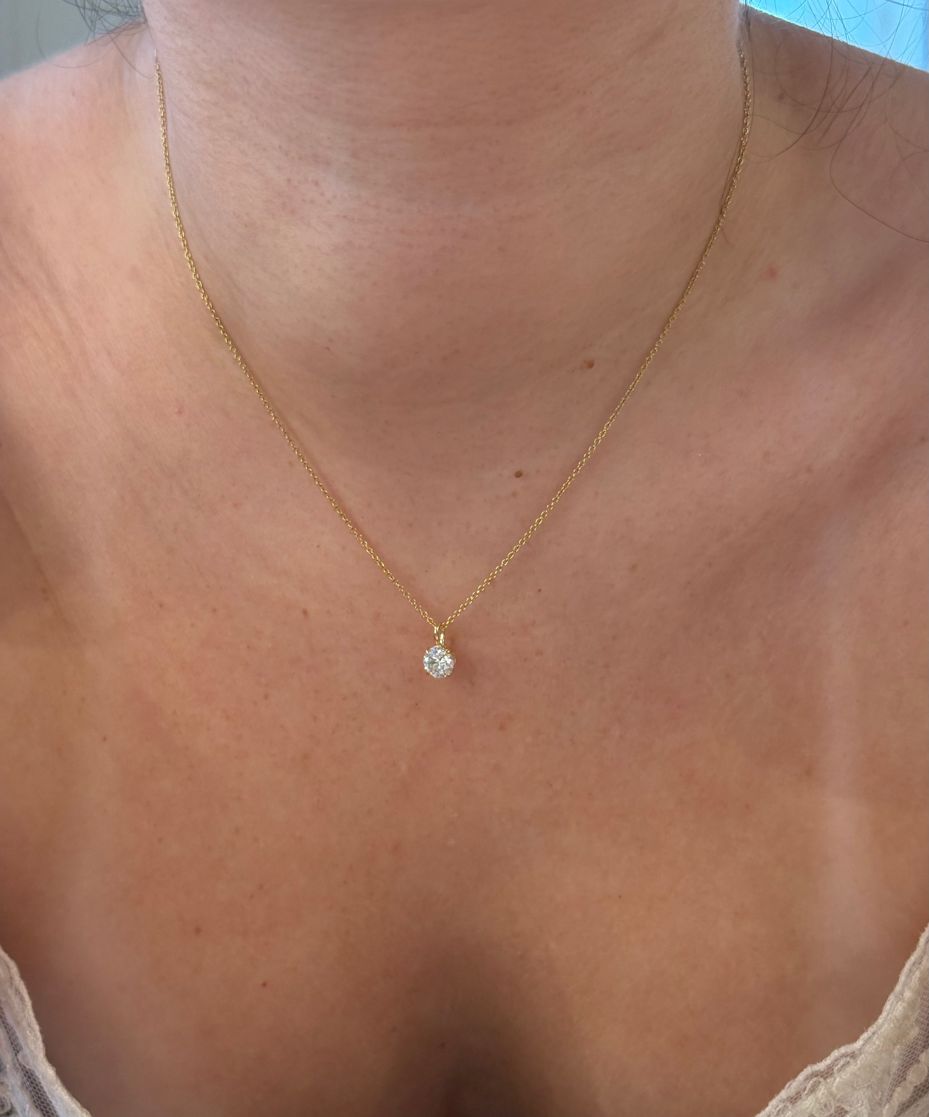 Lab Diamond Pendant