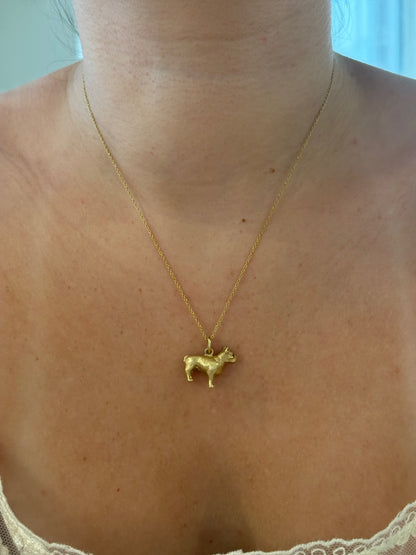 Vintage Frenchie Pendant