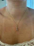 Morganite Bezel Pendant