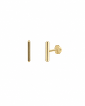 Gold Bar Flat Back Stud