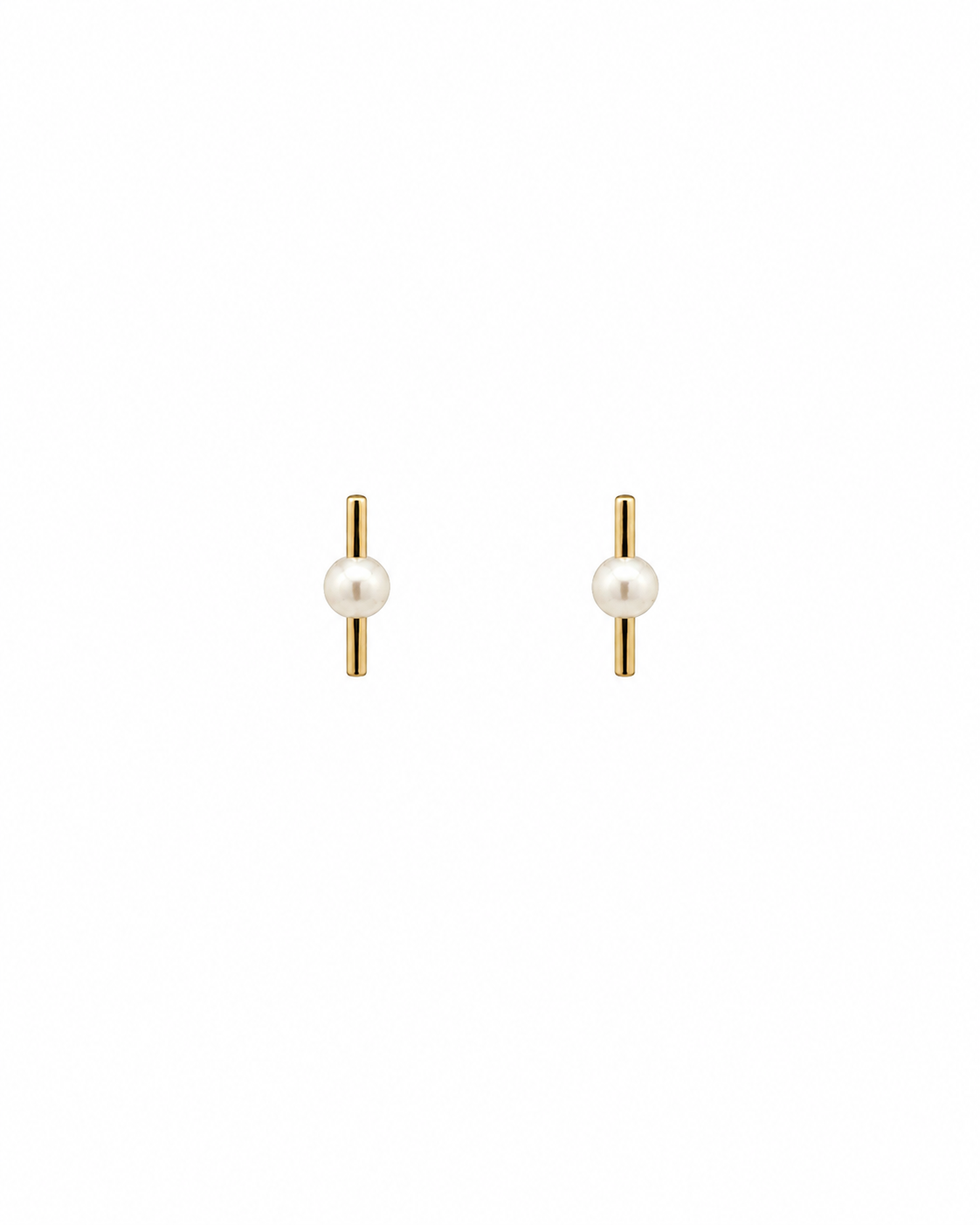 Pearl Bar Flat Back Stud