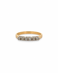 Vintage Mini Diamond Band