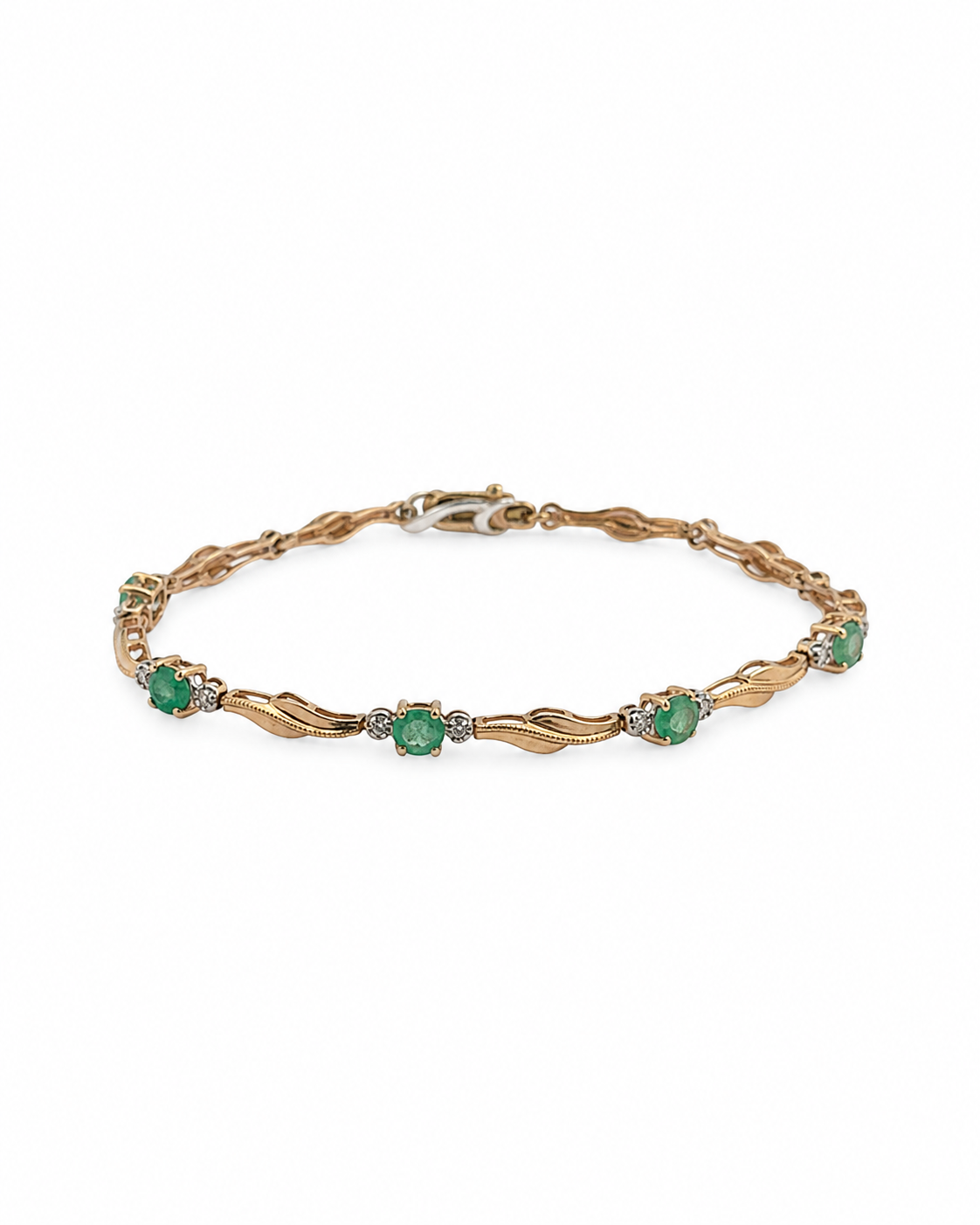 Vintage Mini Emerald Bracelet