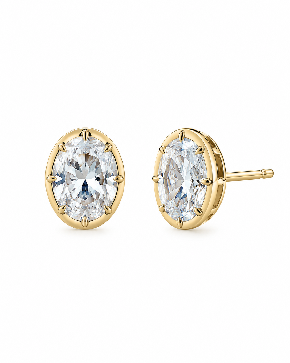 Georgian Set Oval Studs