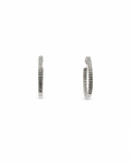 Vintage Diamond Hoops