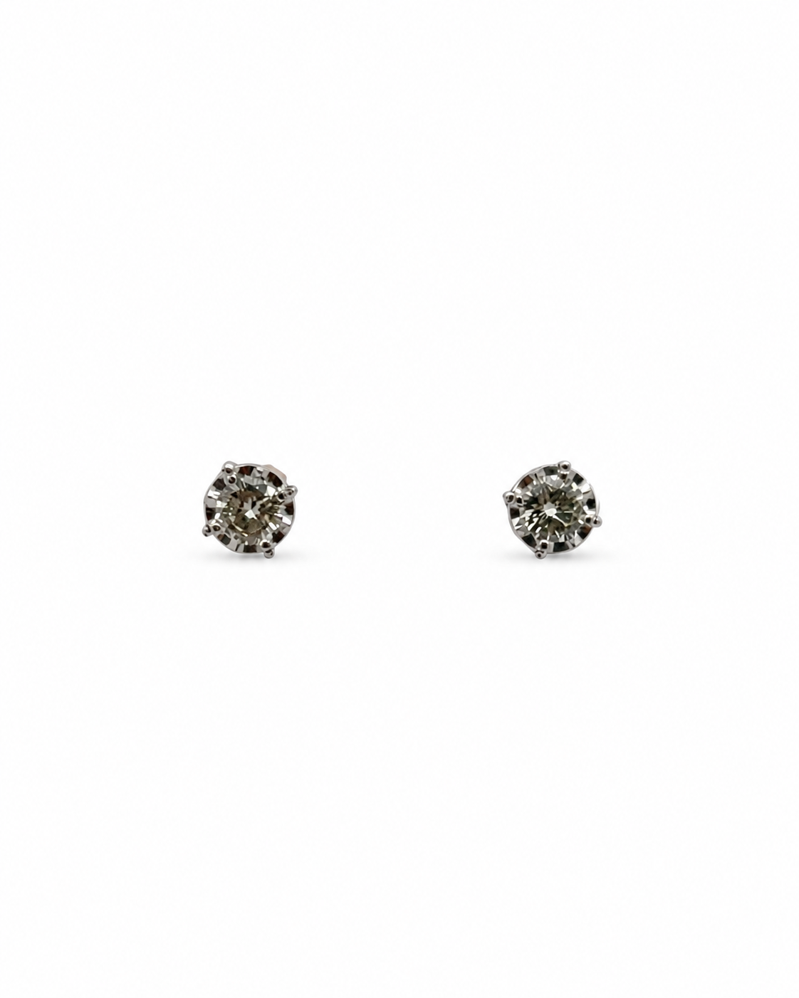 Vintage Illusion Diamond Studs