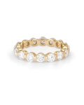 A round diamond ring with single prong setting