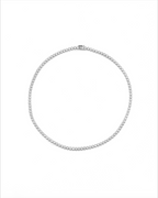 Bezel Diamonds Tennis Necklace