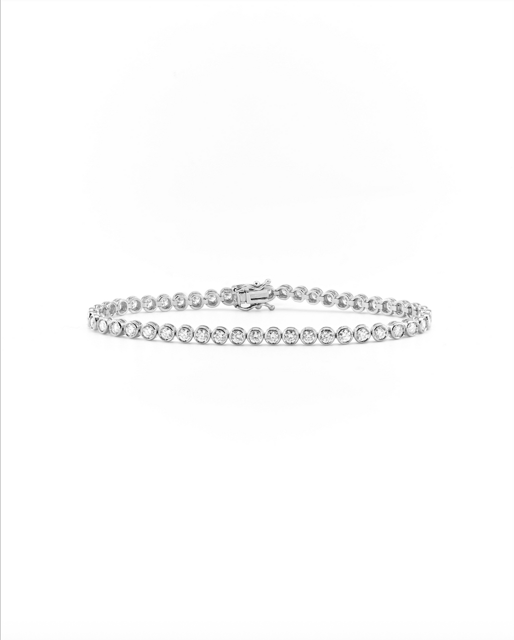 Bezel Tennis Bracelet