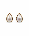 Vintage Pear Shaped pearl Studs