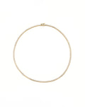 Three Prong Diamond Tennis Necklace