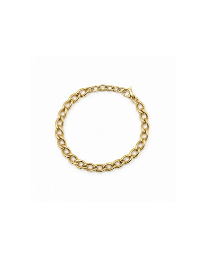 Oval Curb Chain Bracelet