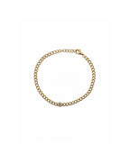 Diamond Bezel Curb Bracelet