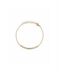 Mini Halfway Bezel Tennis Bracelet