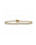 Bezel Pear Tennis Bracelet